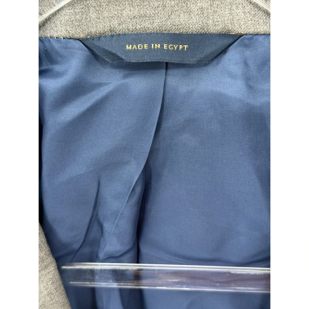 Brooks Brothers Blazer Mens 40R Gray Brooksgate Milano 100% Wool Business Office
